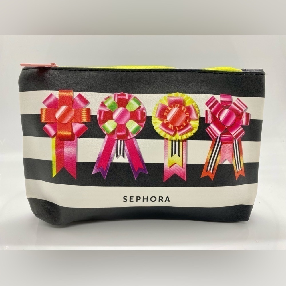 Sephora Bows Makeup Bag Cosmetic Bag Pencil Bag Limited Edition